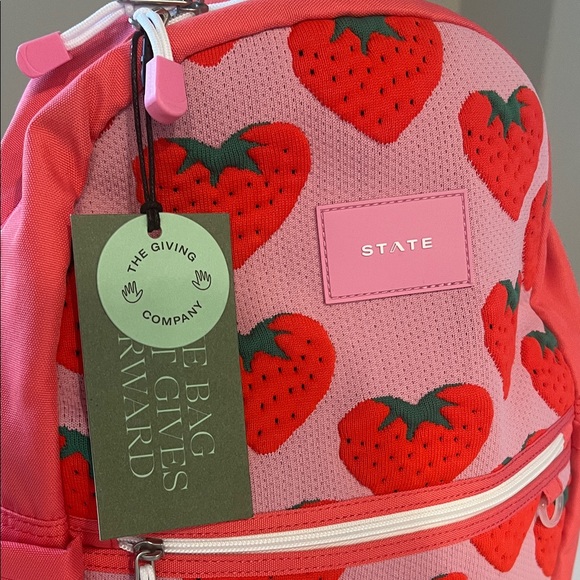 STATE Kids Strawberry Backpack - Kane Kids - Picture 2 of 7